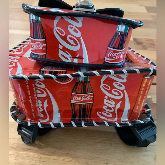 Vintage Coca Cola Handmade Backpack Retro - Picture 13 of 16